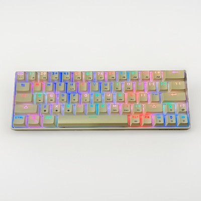 DIERYA DK63 60% Wireless Mechanical Gaming Keyboard Bluetooth 2.4 GHz LED Lights