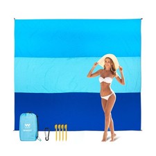 Beach Blanket Sandproof Extra Large Beach Mat Adults Waterproof Qui... Fast Ship