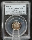 1997-S 10C Roosevelt Dime  PCGS PR69DCAM 90% Silver #A99
