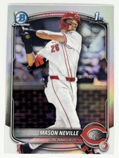 Mason Neville Cincinnati Reds 2025 1st Bowman Draft Refractor Chrome #BDC-109