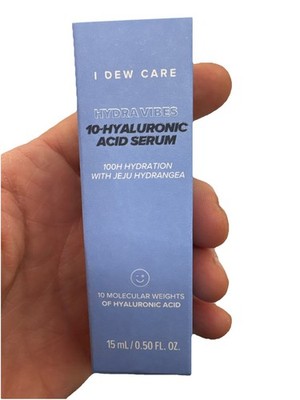 I Dew Care Hydra Vibes 8-Hyaluronic Acid Moisturizer 15ml / 0.50 oz Vegan NEW