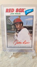 Jim Rice Auto /77 2026 Topps Heritage Real One Autograph Red Sox HOF SP 24/77