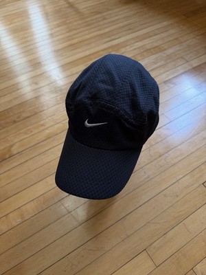 Vintage Y2K Nike Mesh Tailwind 7Panel Dri-FIT Navy Unisex Running Hat Sz. OS
