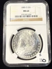 1885 O Morgan Silver Dollar NGC MS-64