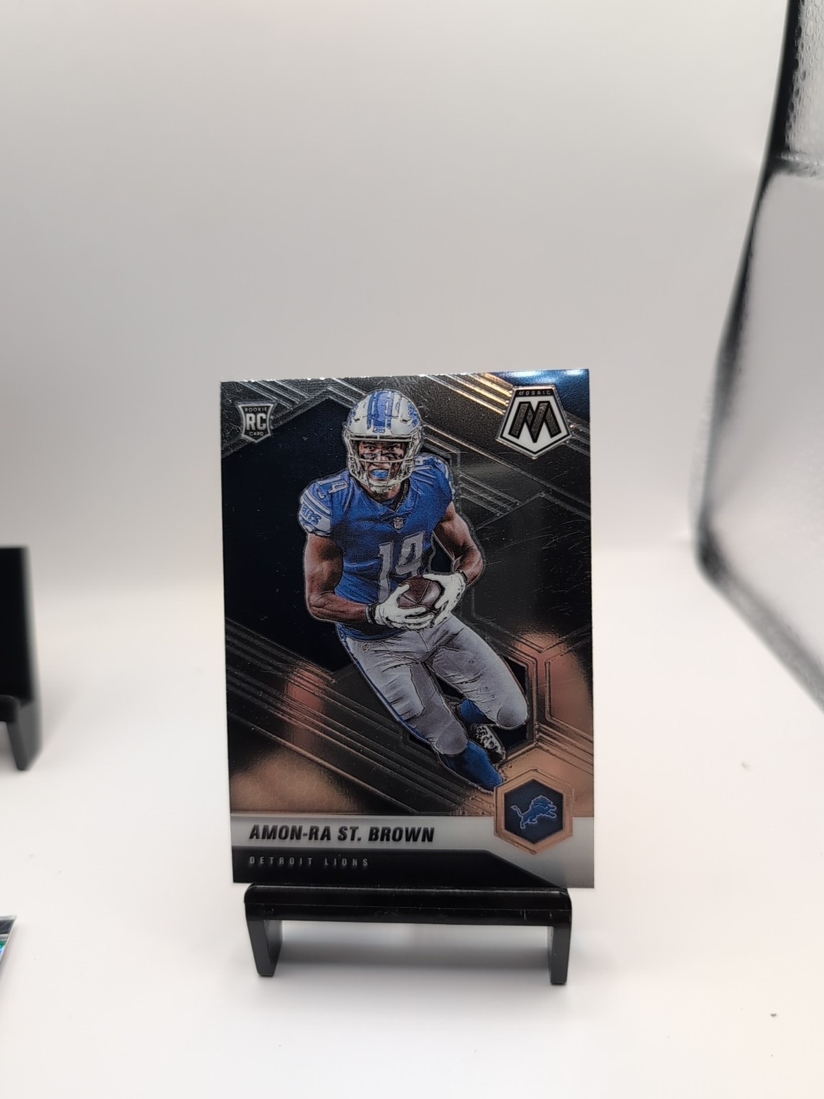 2021 Panini Mosaic Amon-Ra St. Brown (RC) Rookie #328 DETROIT LIONS
