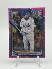 Edward Lantigua 2024 Bowman Chrome Mega Prospects Pink Mojo Refractor /199 (RC)