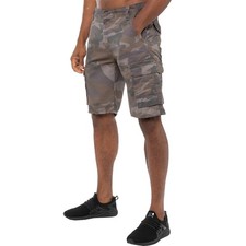 Kruze Combat Shorts Mens Cargo Shorts Army Camouflage Jeans Camo Work Half Pants