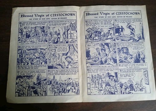 Blessed Virgin of Czestochowa Poland Black Madonna Story in Comic Form Panphlet - Picture 2 of 3