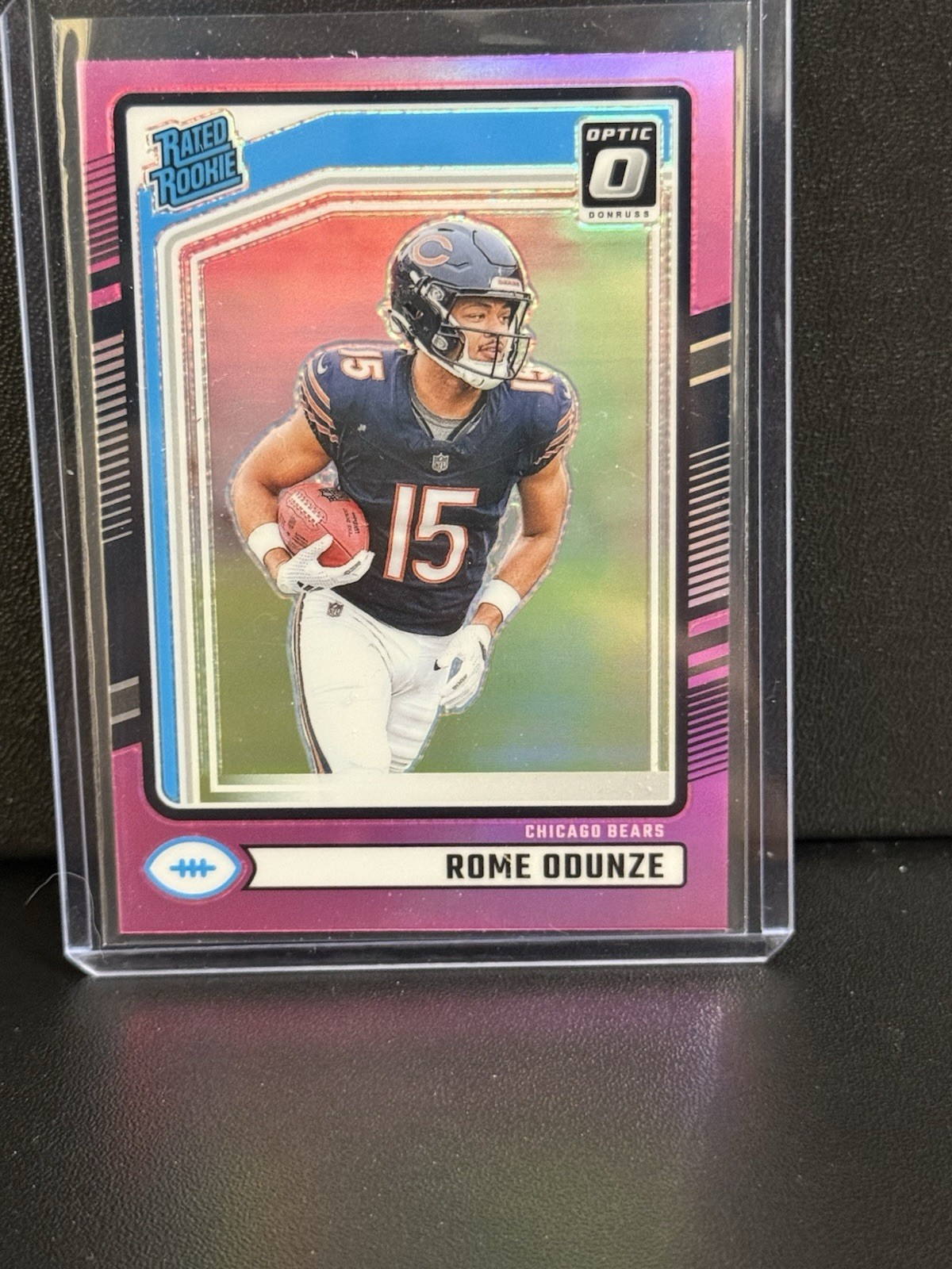 2024 Donruss Optic - Rome Odunze - Pink Parallel Rated Rookie #286