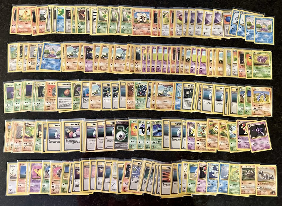Pokemon Bulk Wotc 2,000+ Card Vintage Lot Base Set/Neo/E-Reader LP-DMG ...