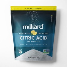 Citric Acid 100 Pure Food Grade Non-GMO Project Verified 4 Ounce