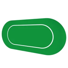 GSE Games & Sports Expert Casino Poker Tabletop Layout Mat with Carrying Bag,...