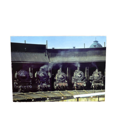 Ansichtskarte Postkarte Eisenbahn Lok Zug 4x Dampflok Hannover HBF Ungelaufen