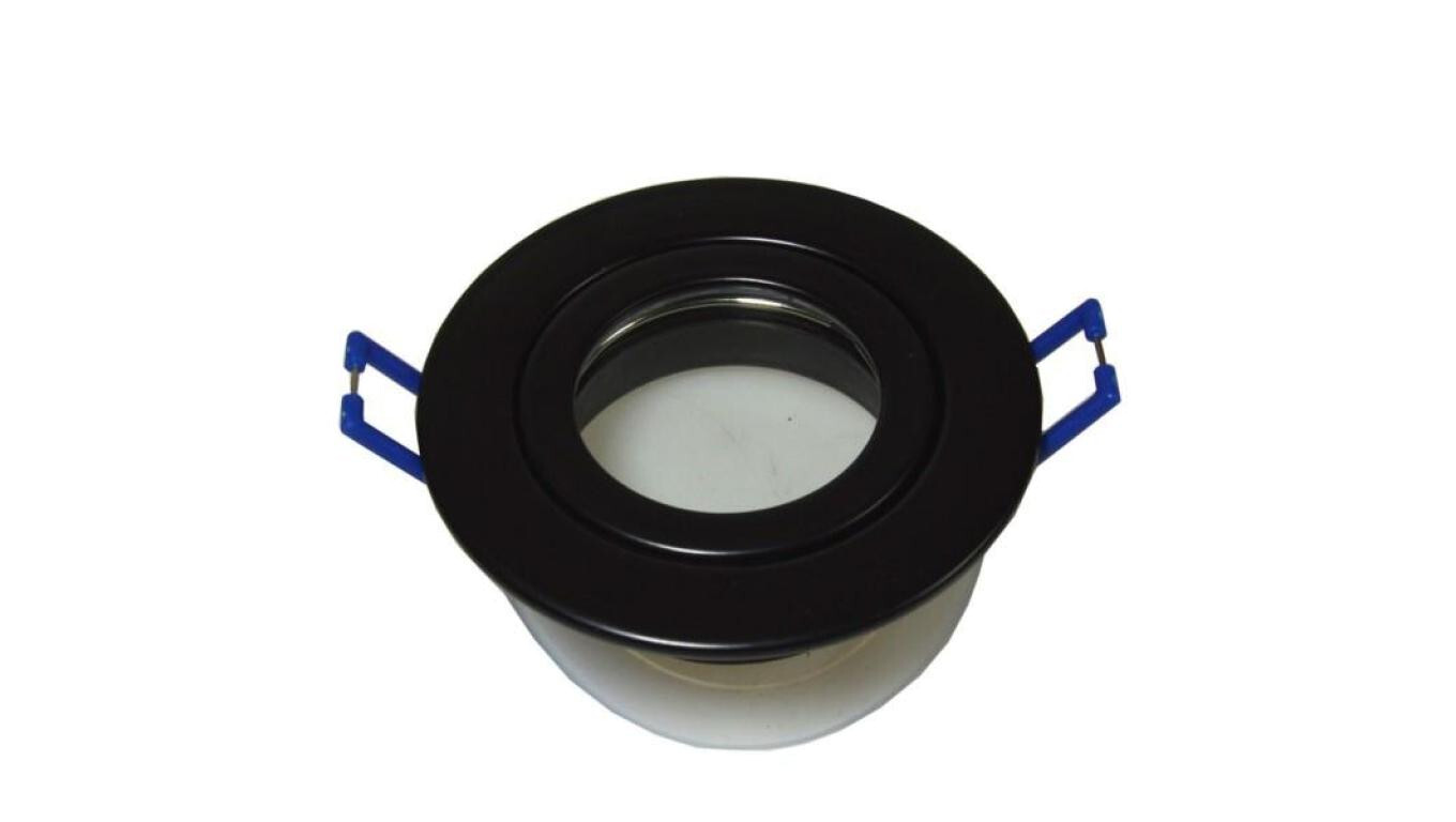 Quatro IP54 black round aluminum ceiling fixture /T2UK