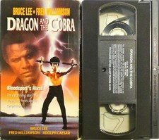 Dragon And The Cobra VHS Bruce Lee, Fred Williamson 1991 Martial Arts Like New