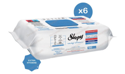 Sleepy Easy Clean 6x Blau Reinigstücher Feuchttücher Oberflächenreinigungstücher