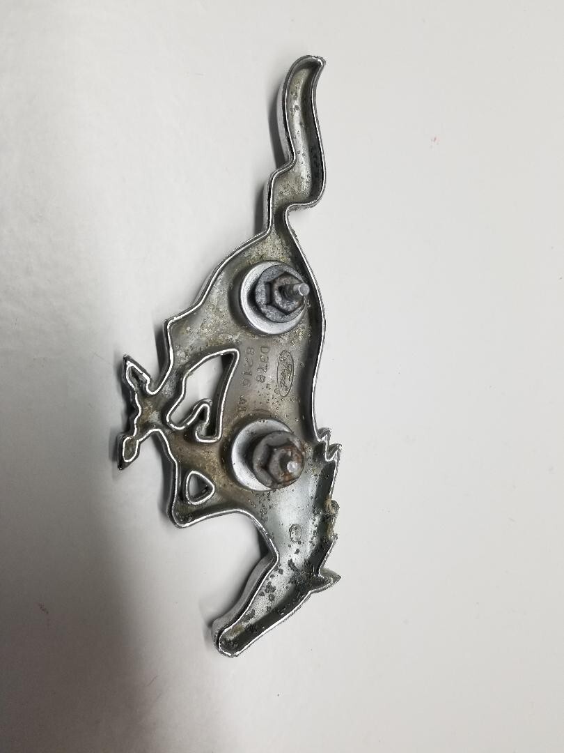 Vintage OEM Ford Mustang horse grill emblem Part No. D4ZB Vintage OEM Ford Mustang horse grill emblem Part No. D4ZB