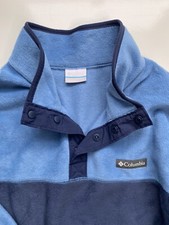Columbia Steens Mountain Half Snap Fleece Pullover Blue/ Men  s Size XL