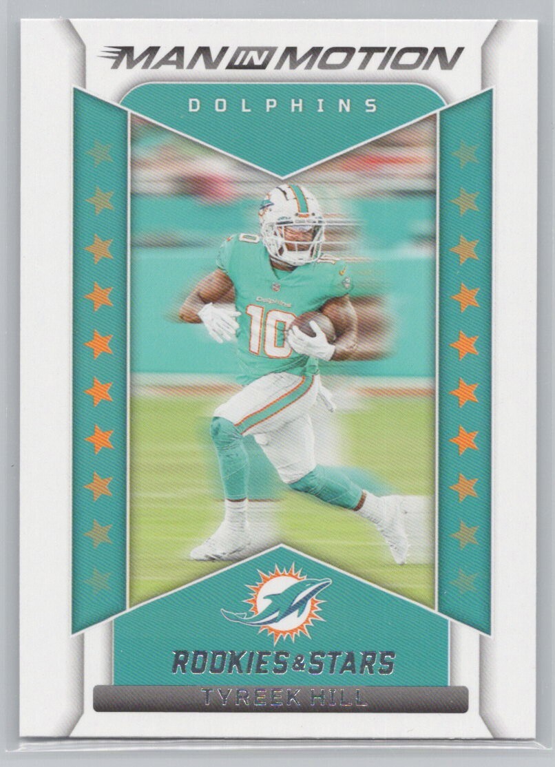 Tyreek Hill 2022 Panini Rookies & Stars Man In Motion #MM-16 Miami Dolphins