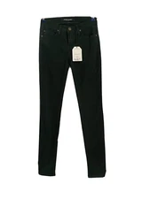 ModCloth Angry Rabbit  High Waisted Mom Jeans NWT Size 25 Forest Green