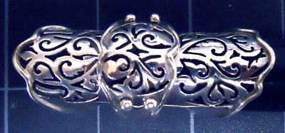 Armor Ring - Articulated Sterling Silver - Size 7 NEW Vintage Rare  