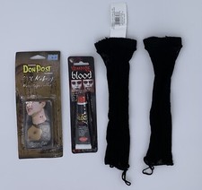 Vampire Bite Latex And Theatrical Blood Arm Fishnet Sleeves Halloween Costume