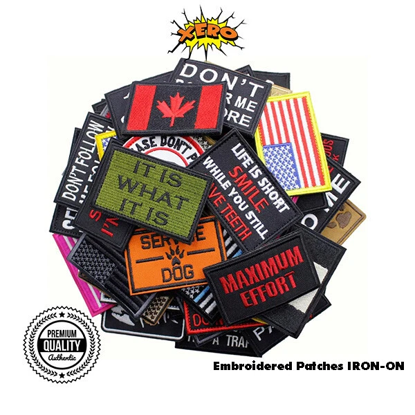 50 Pcs/lot Random Mix High quality Sew-on Iron-on Embroidered Patches - Image 4 of 4