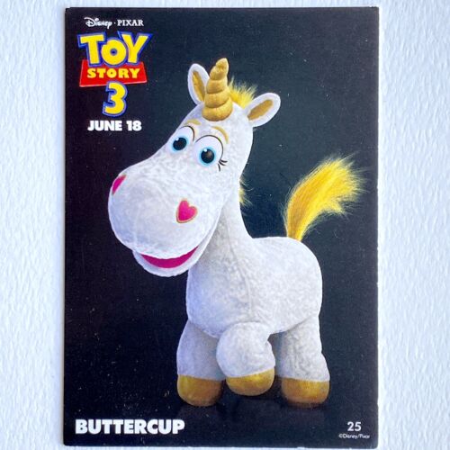 Disney Pixar Buttercup Stuffed Horse Toy Story 3 Card #25 - Picture 1 of 2