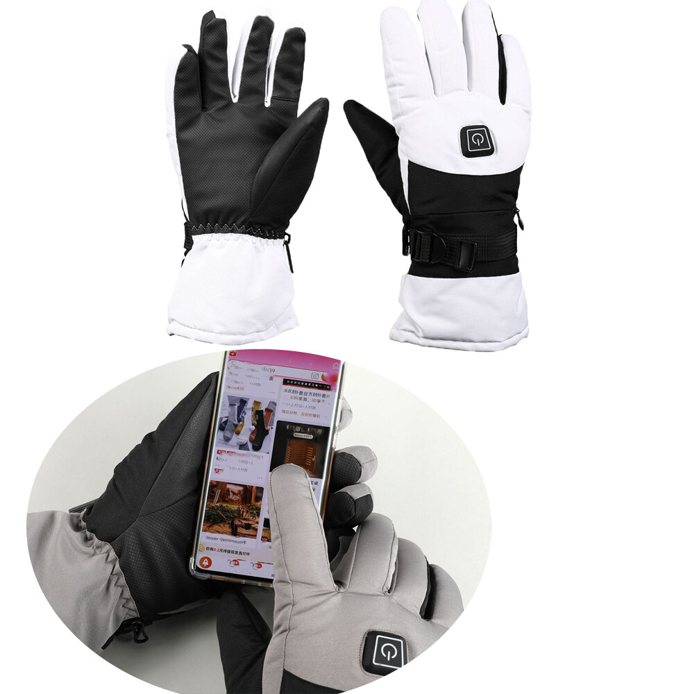 Winter Gloves Cotton Heated Hand Warmers Electric Gloves Waterproof