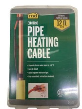 MD Electric Pipe Heating Cable 12’ NIB 04341