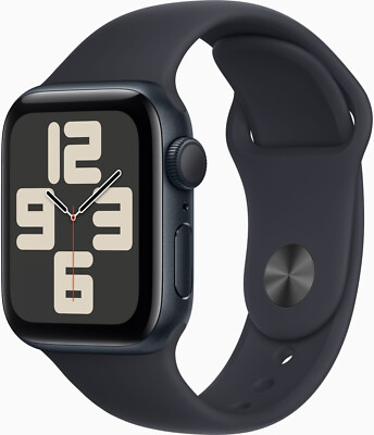 APPLE Watch SE 2024 GPS 40 mm Aluminium Sportband Mitternacht MXE73QF/A B-WARE