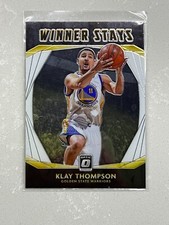 2020-21 Panini Donruss Optic Klay Thompson Winner Stays #7 Golden State Warriors