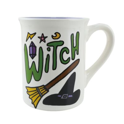 Our Name Is Mud 6012837 WITCH MUG, 16oz, Stoneware Coffee Cup/Mug