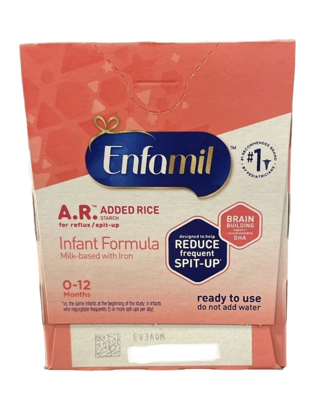 48 Bottles- 2 oz - Enfamil A.R. Ready-To-Use Bottles