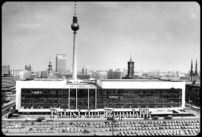 Blechschild, 20x30 cm, Palast der Republik, DDR, Berlin, Spreeinsel, Neu, OVP 2