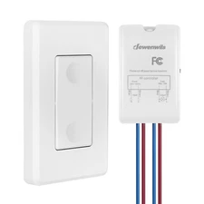 DEWENWILS Wireless Light Switch and Receiver Kit, Remote Control Wall Switch
