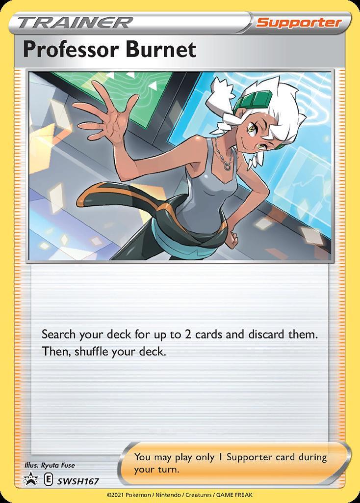 Pokemon Professor Burnet (SWSH167/322) SWSH Black Star Promos LP