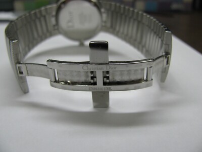 CHRISTIAN DIOR S/STAINLESS DIAMOND BEZEL CD043111 LADY WATCH | eBay