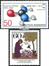 Germany (FRG) 1148,1149 mint/MNH 1982 Wöhler, Franz of Assisi