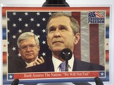 2001 Enduring Freedom George W Bush Assures The Nation: We Will Not Fail #46