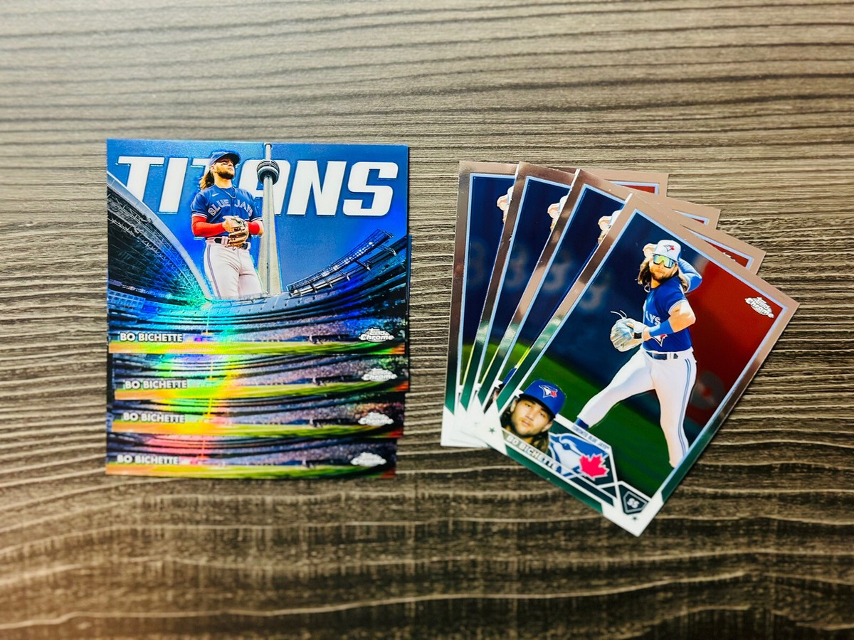 巨人 BBH 2023 Topps Chrome Titans CT-7 Bo Bichette #11 Refractor + Chrome