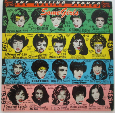Rolling Stones, ''Some Girls'',  Rock LP,  Banned Celebrities Cover,  #COC 39108