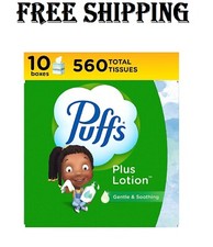 Puffs Plus Lotion Facial Tissues, 10 Cubes, 5...