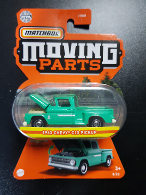 Matchbox Moving Parts: 1963 Chevy C10 Pickup grün OVP