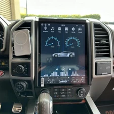 13" Vertical Screen Car Gps Navigation Radio 4g+64g For Ford F150 2015-2020