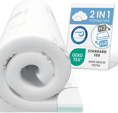 ELONEO Viskoelastischer Matratzen-Topper MemoryFoam Matratzenauflage Topper 7 cm