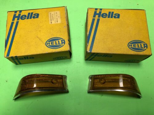 Opel Kadett B 1966-72 Hella Turn Signal Light Lens Set Blinkerglas Genuine NOS - Picture 2 of 12