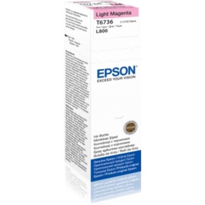 Epson C13T67364A T6736 Tintenflasche magenta hell 70ml für Epson L 800