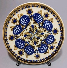 Wandteller Pulsnitz Lausitz Keramik Handarbeit 19,5 cm ~ NEU