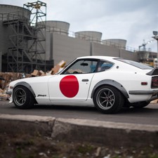 2x Pair Jap Rising Sun Made Japan Flag Navy Jdm Racing Car Vinyl Sticker Decal 2x Pair Jap Rising Sun Made Japan Flag Navy Jdm Racing Car Vinyl Sticker Decal